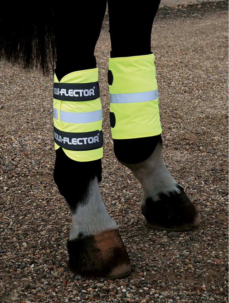 Equi-Flector Leg Wraps Yellow 5038083358560 | eBay UK